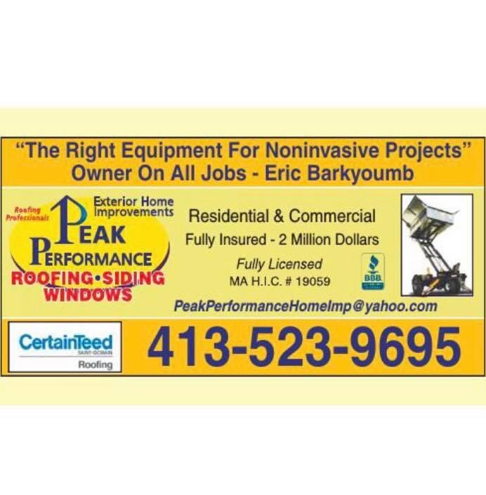 Peak Performance Exterior Home Improvements inc | 103 Upper Beverly Hills, West Springfield, MA 01089 | Phone: (413) 523-9695