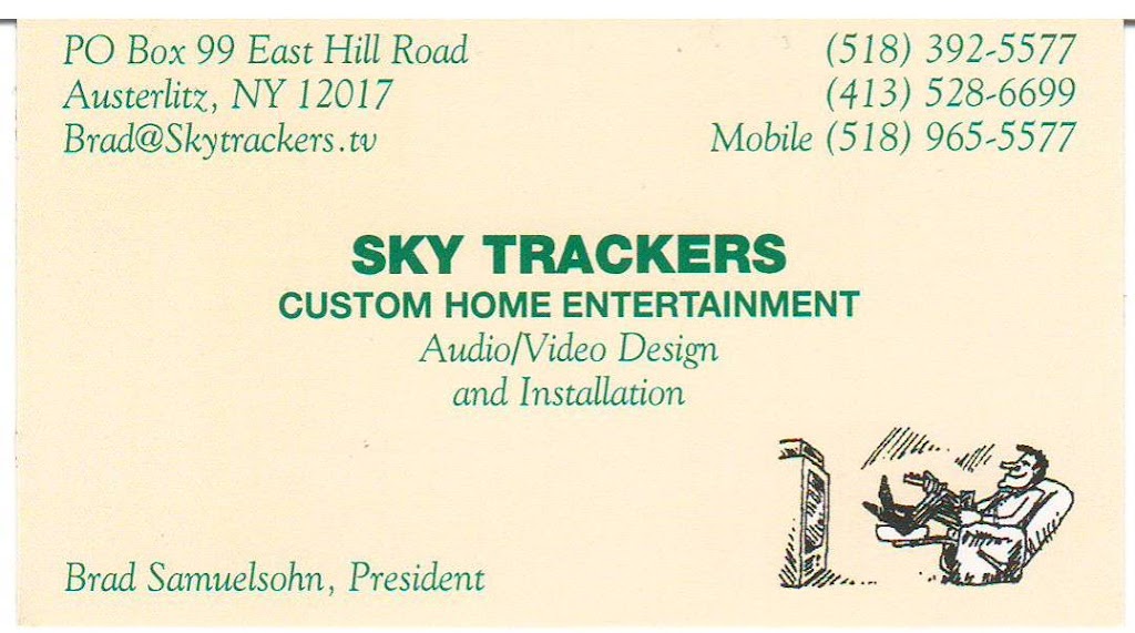 Sky Trackers Home Entertainment | 78 E Hill Rd, Austerlitz, NY 12017 | Phone: (518) 965-5577
