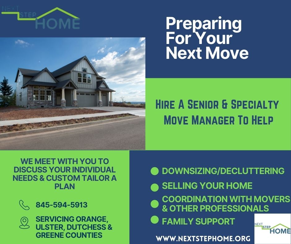 Next Step Home Move Management | 31 Carey Dr, Woodstock, NY 12498 | Phone: (845) 594-5913