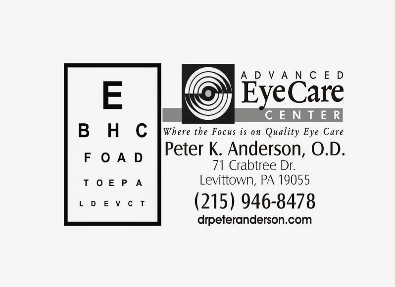 Advanced Eyecare Center (Dr. Peter Anderson) | 71 Crabtree Dr, Levittown, PA 19055 | Phone: (215) 946-8478