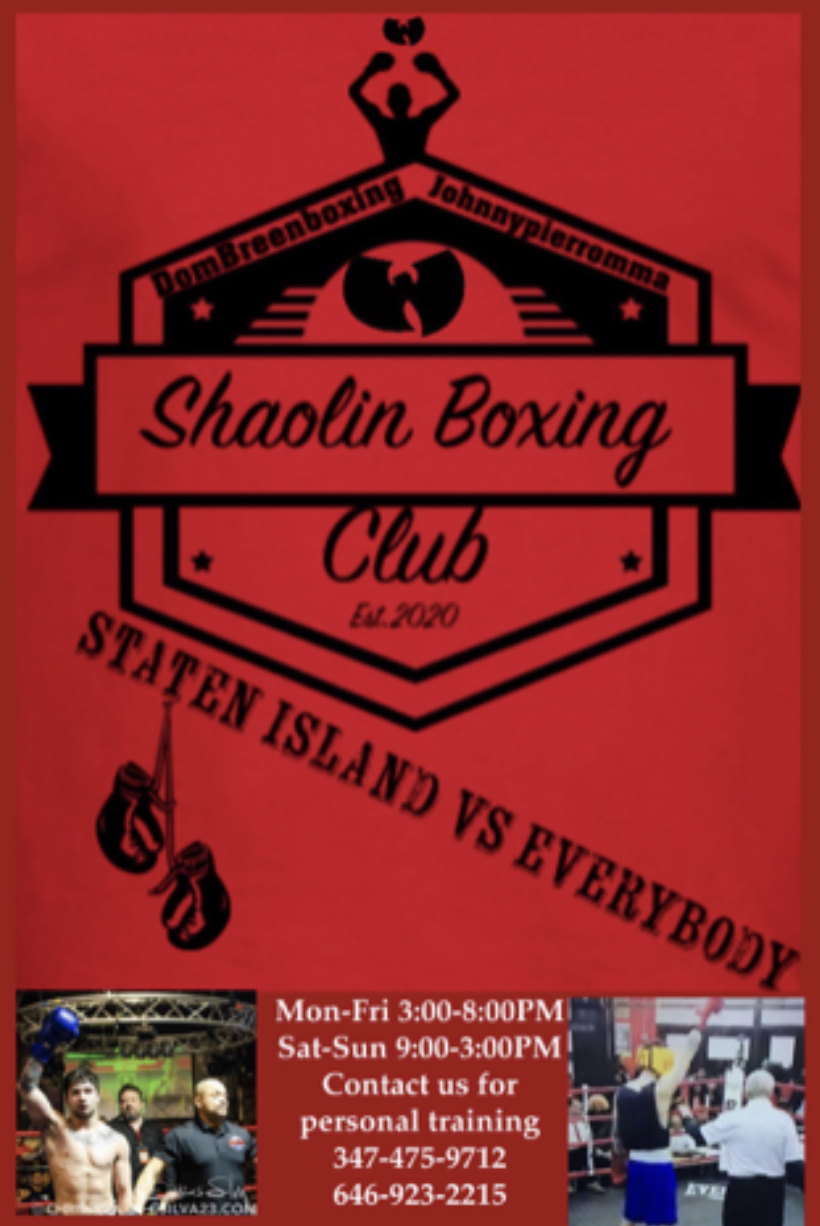 Shaolin Boxing Club and Promotions | 101 Ellis St Suite 1A, Staten Island, NY 10307 | Phone: (929) 492-1288