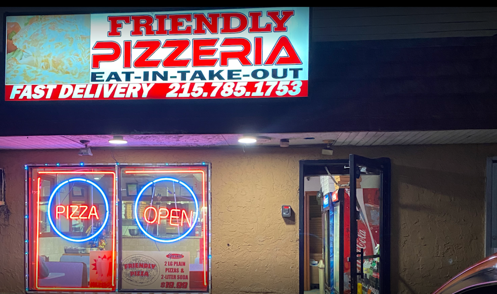 Friendly Pizza | 502 State Rd., Croydon, PA 19021 | Phone: (215) 785-1753