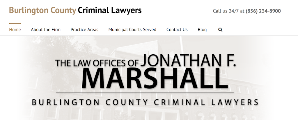 Law Offices of Jonathan F. Marshall | 217 High St #201, Mt Holly, NJ 08060 | Phone: (609) 491-2110
