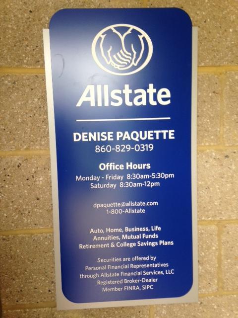 Denise M. Paquette: Allstate Insurance | 1463 Berlin Turnpike, Berlin, CT 06037 | Phone: (860) 829-0319