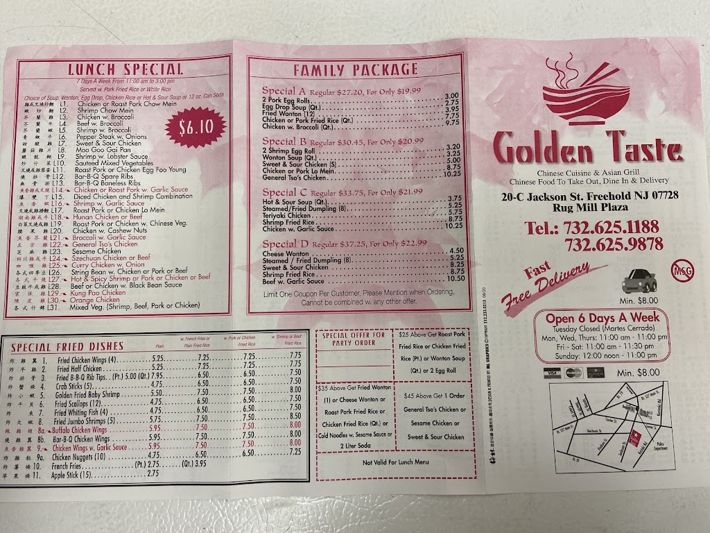 GoldenTaste | 20 Jackson St, Freehold, NJ 07728 | Phone: (732) 625-1188