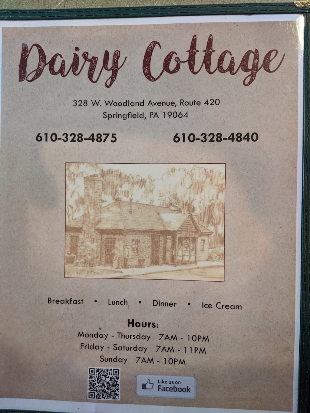 Dairy Cottage | 328 W Woodland Ave, Springfield, PA 19064 | Phone: (610) 328-4875