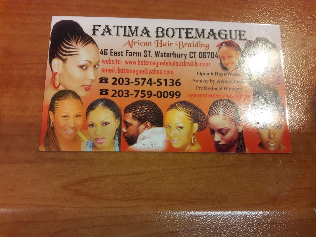 Fatima Botemagues African Hair Braiding | 46 E Farm St, Waterbury, CT 06704 | Phone: (203) 574-5136