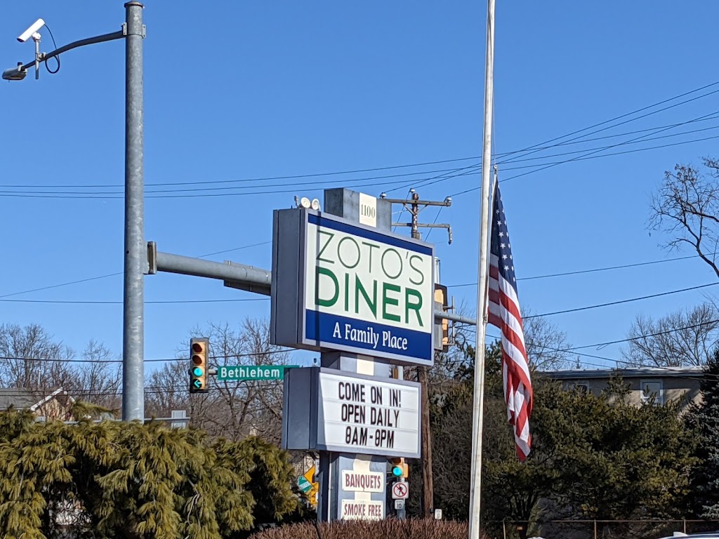 Zotos Diner | 1100 Bethlehem Pike, Line Lexington, PA 18932 | Phone: (215) 822-1948
