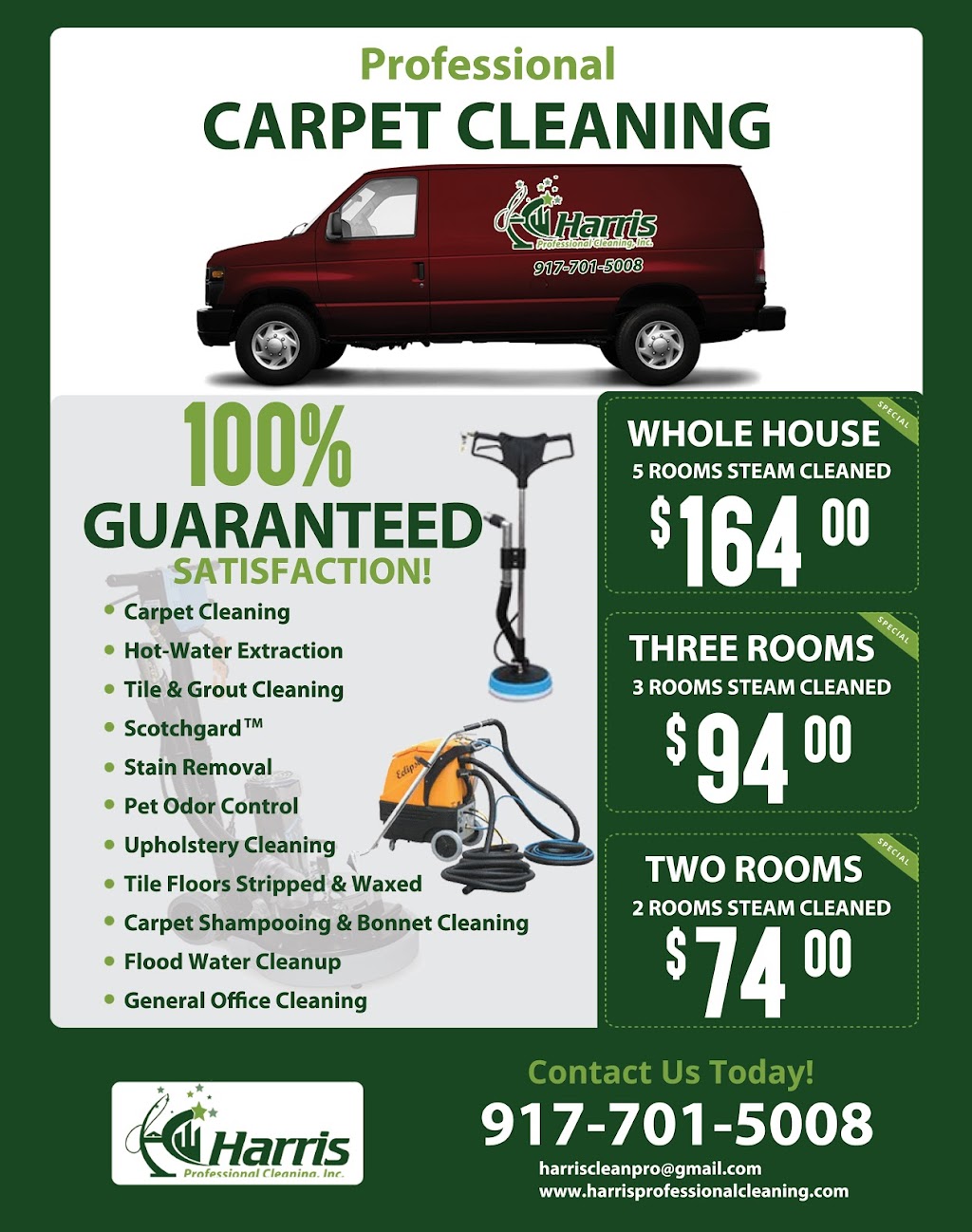Harris Professional Cleaning, Inc. | 591 Emerson St, Uniondale, NY 11553 | Phone: (917) 701-5008