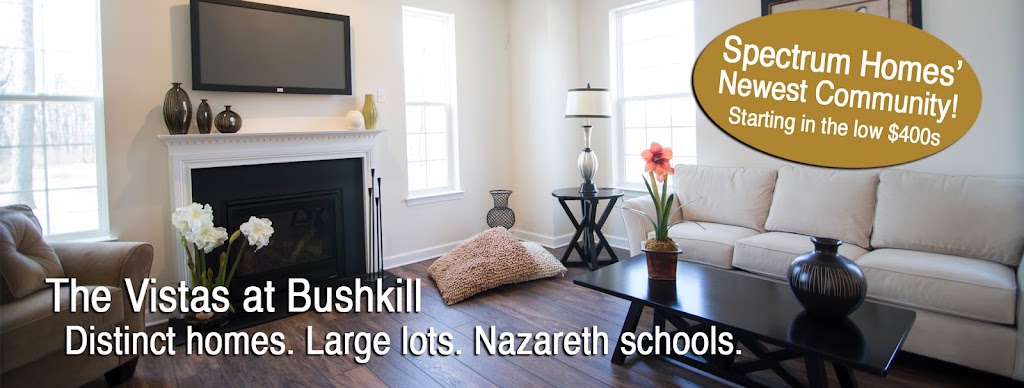 Vistas at Bushkill - A Spectrum Homes Community | 325 Cherry Hill Rd #8838, Nazareth, PA 18064 | Phone: (610) 439-1491