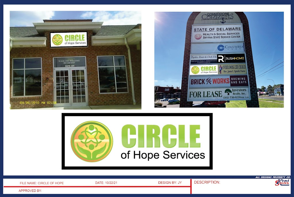 Circle of Hope Services LLC | 200 S Dupont Blvd #104, Smyrna, DE 19977 | Phone: (302) 508-5725