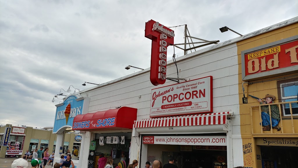 Johnsons Popcorn, Inc. | 1360 Boardwalk, Ocean City, NJ 08226 | Phone: (609) 398-5404