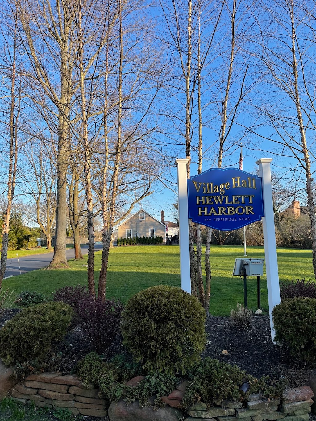 Hewlett Harbor Village Hall | 449 Pepperidge Rd, Hewlett, NY 11557 | Phone: (516) 374-3806