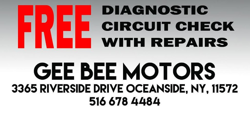 Gee Bee Motors | 3365 Riverside Dr, Oceanside, NY 11572 | Phone: (516) 678-4484