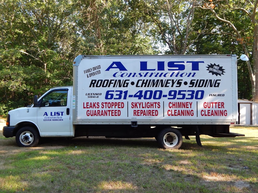 A List Construction Inc Roofing And Chimney | 215 Chichester Ave, Center Moriches, NY 11934 | Phone: (631) 400-9530