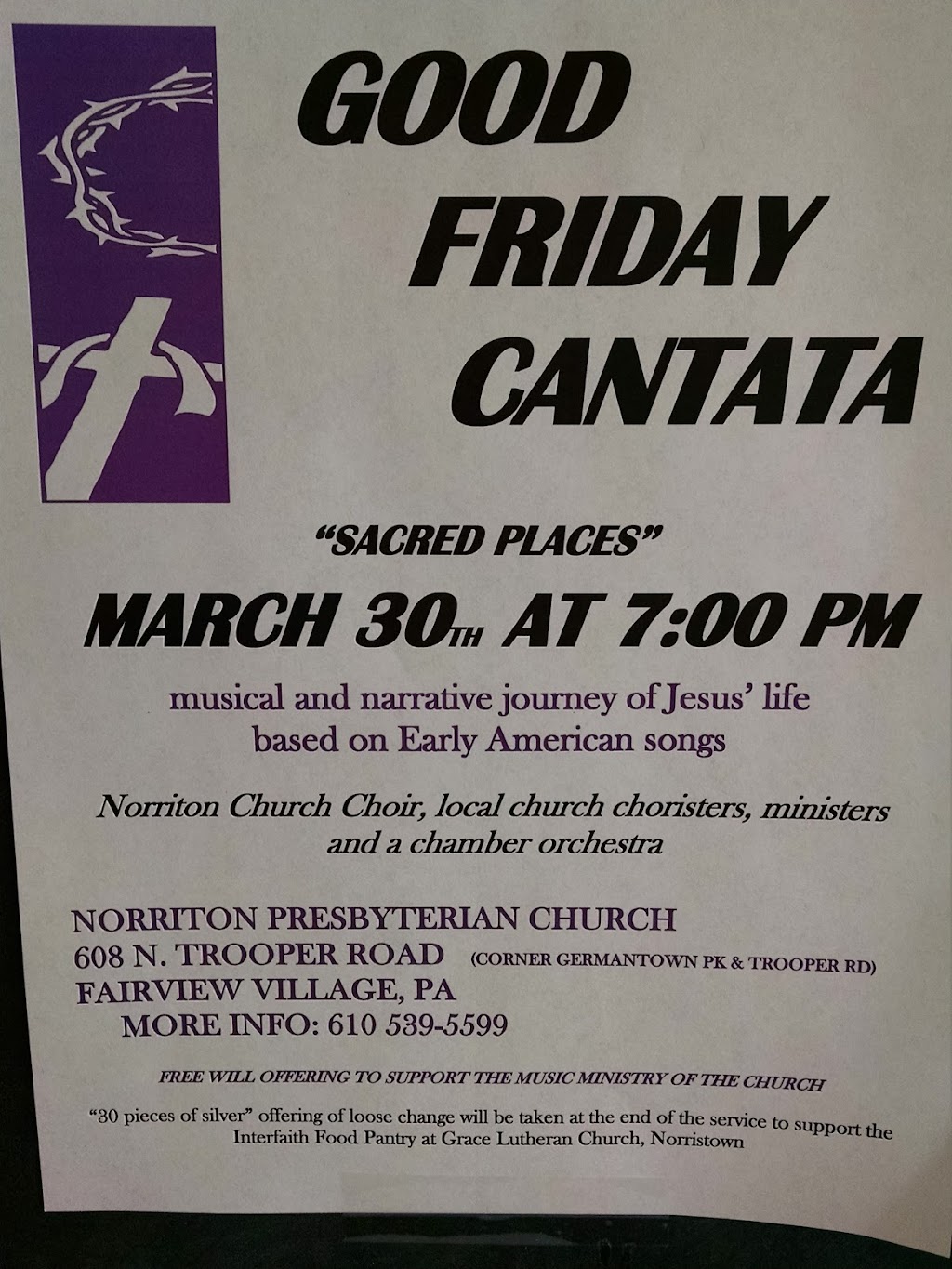 Norriton Presbyterian Church Inc | 608 N Trooper Rd, Norristown, PA 19403 | Phone: (610) 539-5599