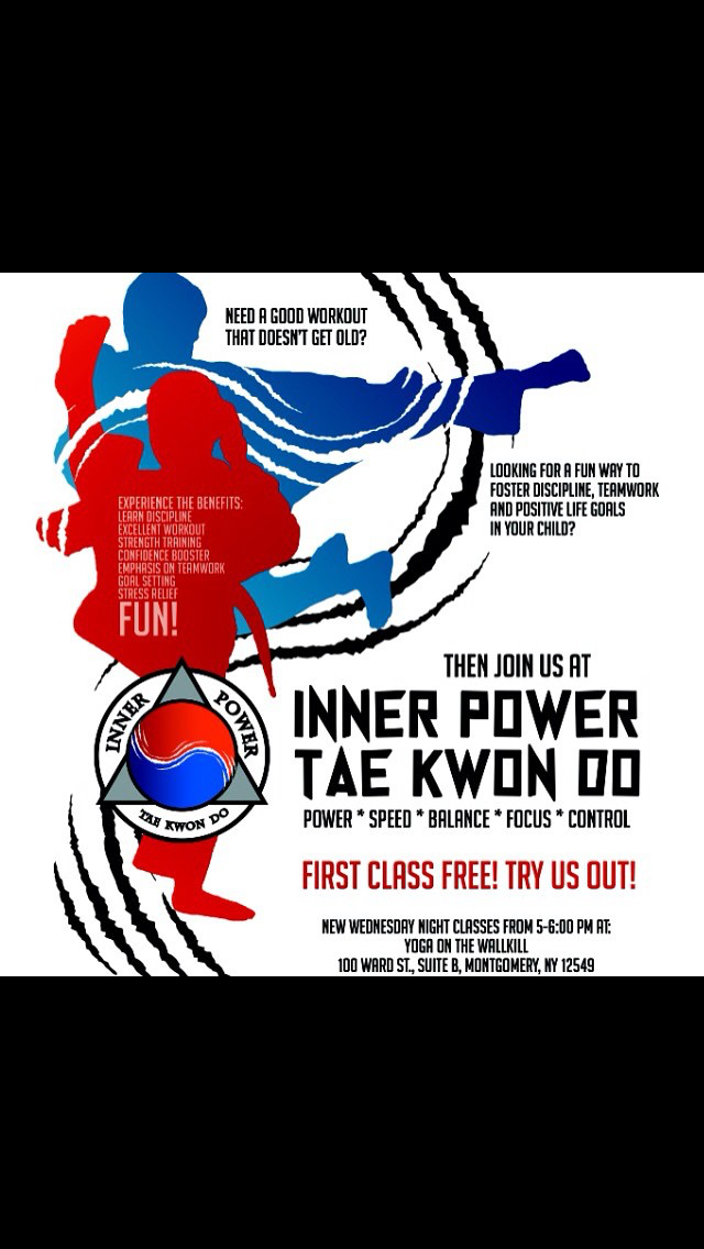 Inner Power Tae Kwon Do, LLC | 100 Ward St b, Montgomery, NY 12549 | Phone: (845) 527-8168