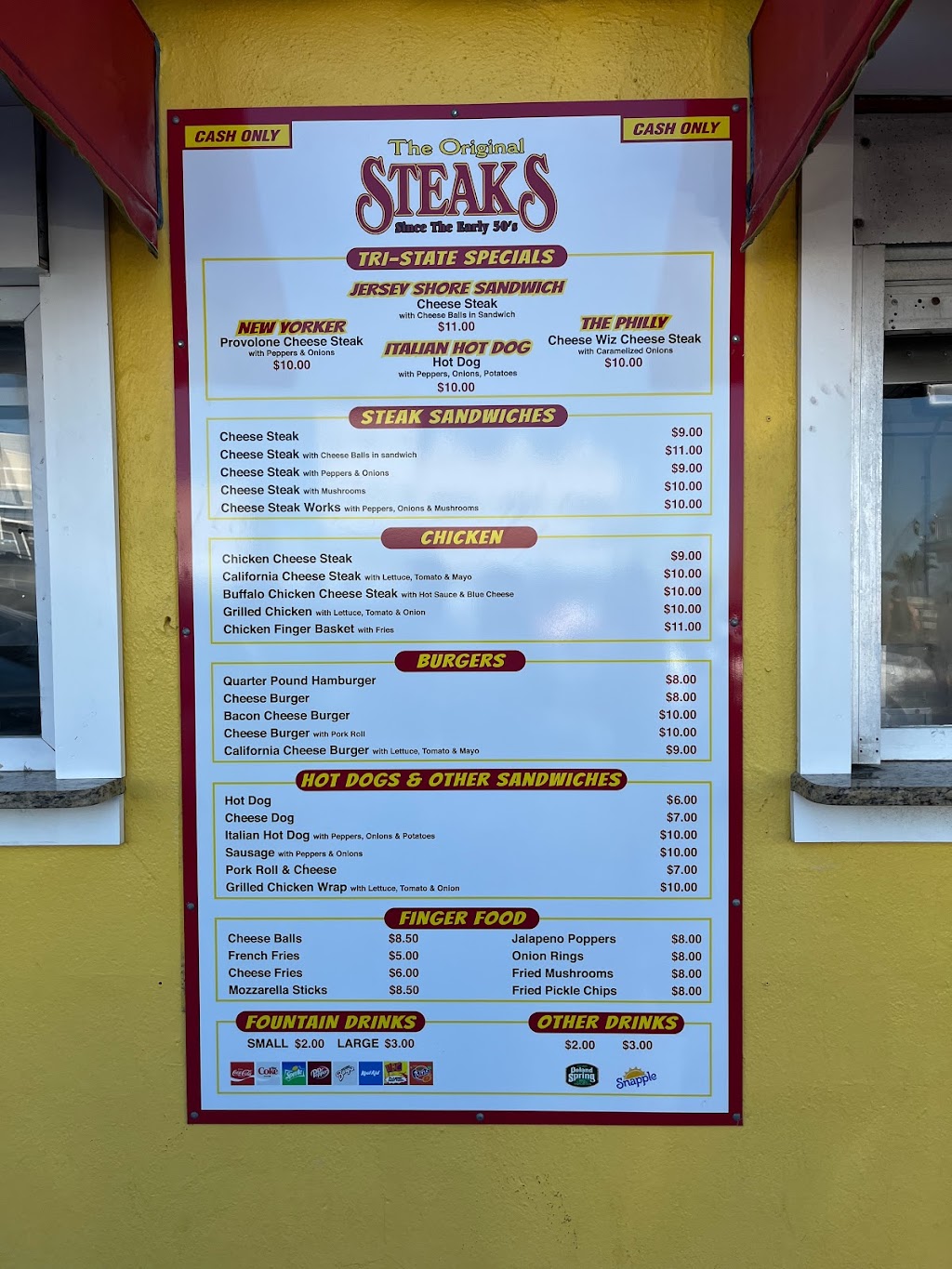 The Original Steaks | 21 Ocean Terrace, Seaside Heights, NJ 08751 | Phone: (843) 206-0452