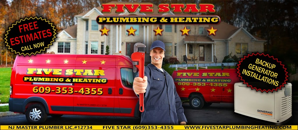 Five Star Heating & Plumbing | 14 Sturgis Rd, Kendall Park, NJ 08824 | Phone: (609) 353-4355