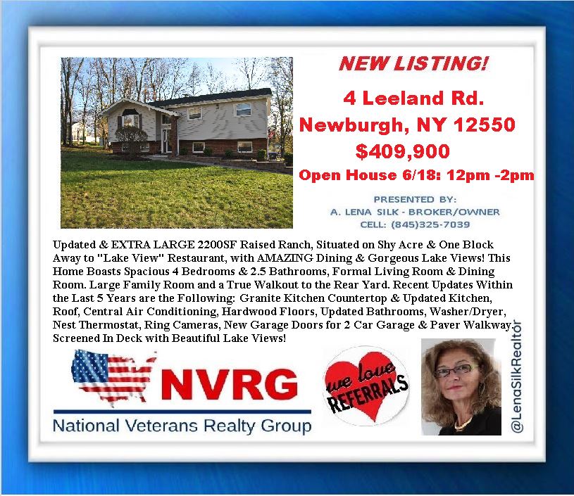 A Lena Silk, Broker-Owner at National Veterans Realty Group | 26 Grove St SUITE 201, Harriman, NY 10926 | Phone: (845) 325-7039