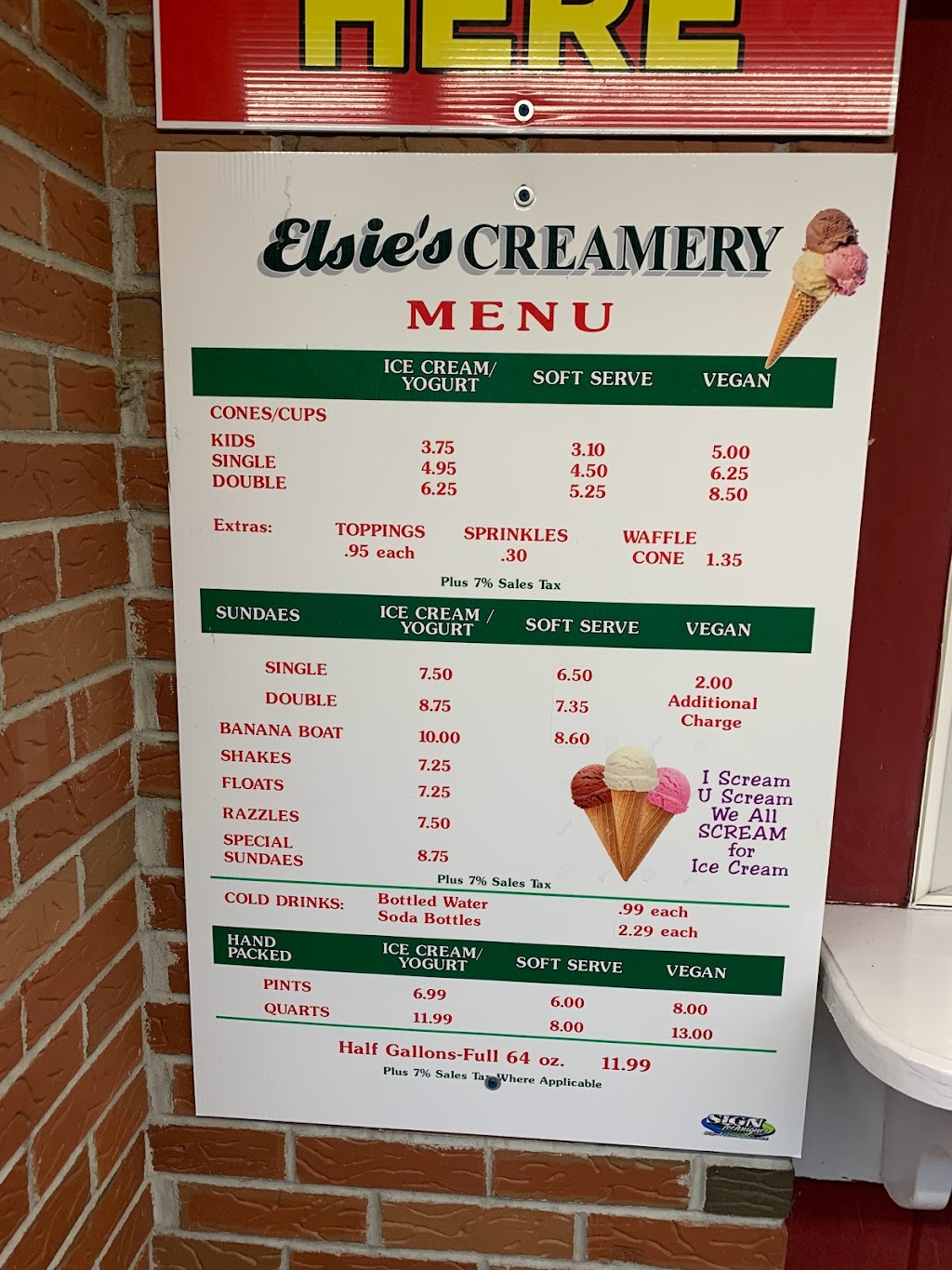 Elsies Creamery | 631 Center St, Ludlow, MA 01056 | Phone: (413) 589-7071