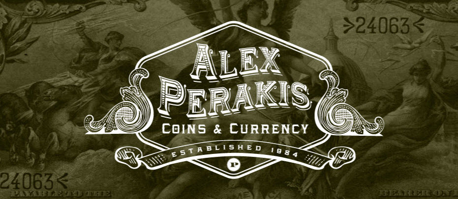 Alex Perakis Coins & Currency, Inc. | 32 S Pennell Rd, Media, PA 19063 | Phone: (610) 627-1212