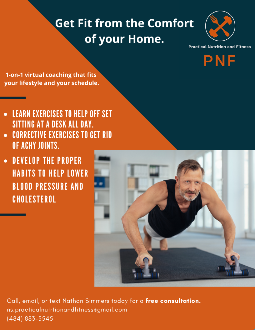 PNF Practical Nutrition and Fitness LLC | 842 E Street Rd Floor 2, West Chester, PA 19382 | Phone: (484) 883-5545