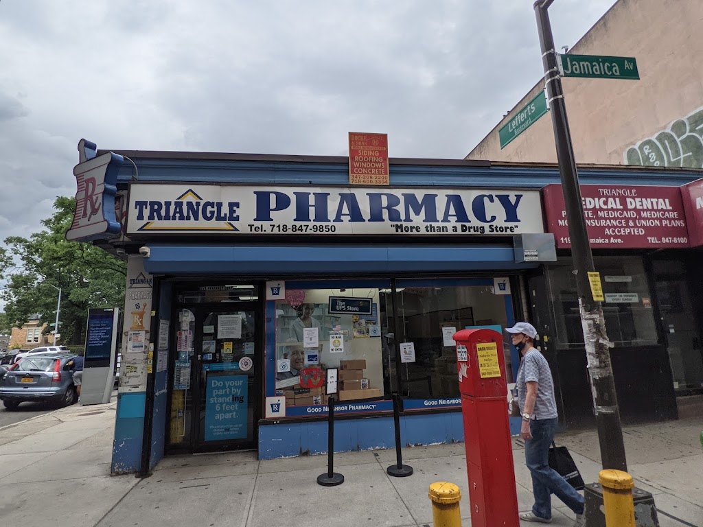Triangle Pharmacy | 11901 Jamaica Ave, Richmond Hill, NY 11418 | Phone: (718) 847-9850