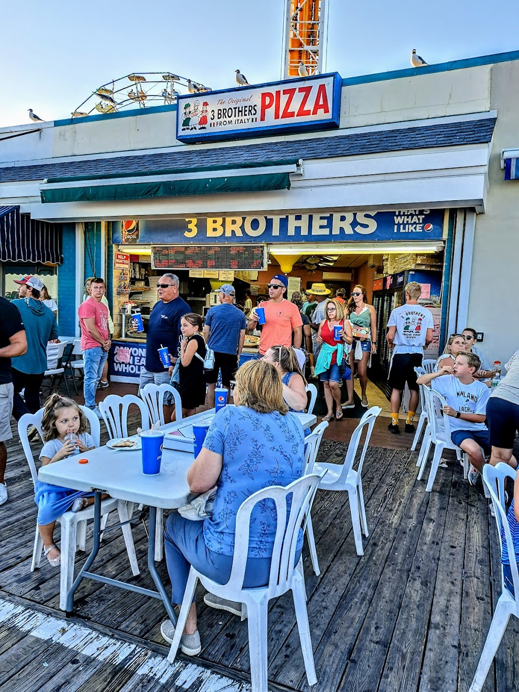 Three Brothers From Italy Pizza | 1030 Boardwalk, Ocean City, NJ 08226 | Phone: (609) 398-6767