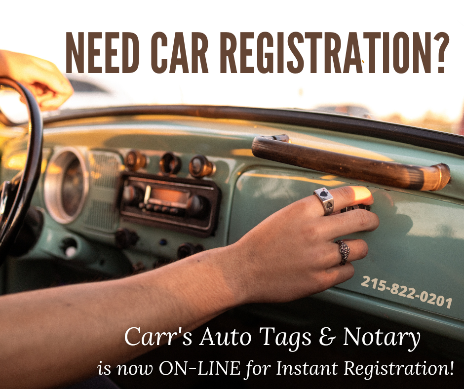 Carrs Auto Tags and Notary | 196 E Butler Ave Suite 2, Chalfont, PA 18914 | Phone: (215) 822-0201