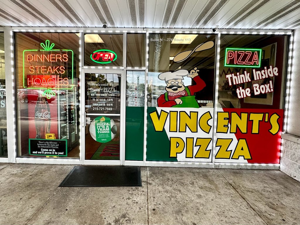 Vincents Pizza Souderton | 776 PA-113, Souderton, PA 18964 | Phone: (215) 721-7949