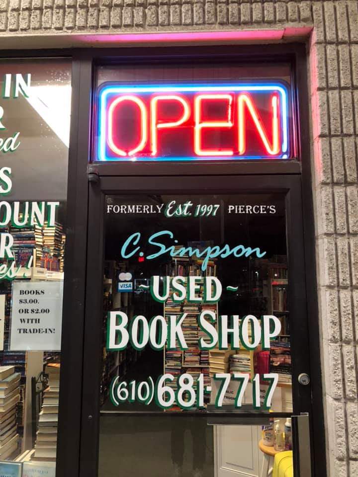 C Simpson Used Book Shop | RR 209, Brodheadsville, PA 18331 | Phone: (610) 681-7717