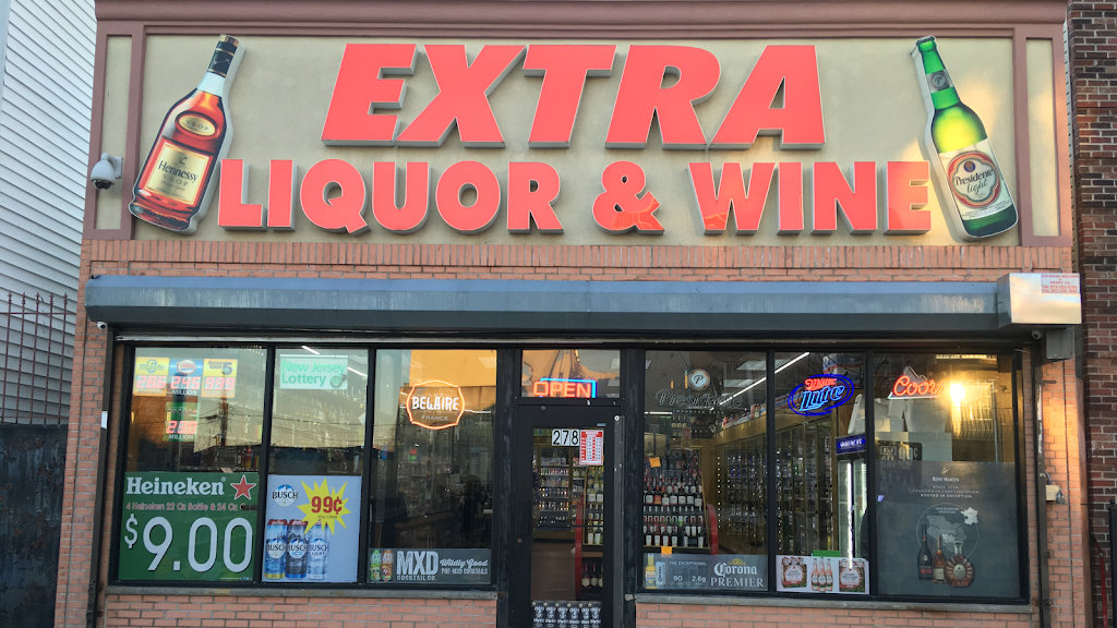 Extra liquor & wine | 278 Orange St, Newark, NJ 07103 | Phone: (973) 621-9484