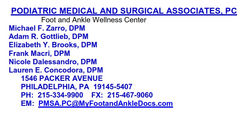 Podiatric Medical & Surgical Associates | 1546 Packer Ave, Philadelphia, PA 19145 | Phone: (215) 334-9900