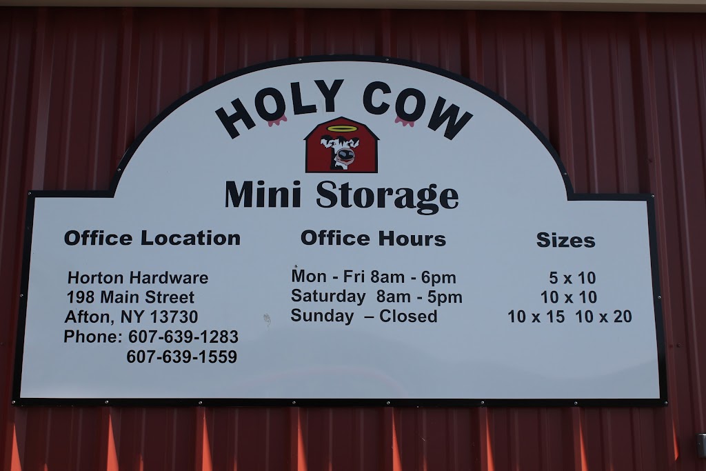 Holy Cow Mini Storage | County Rd 39, Afton, NY 13730 | Phone: (607) 639-1559