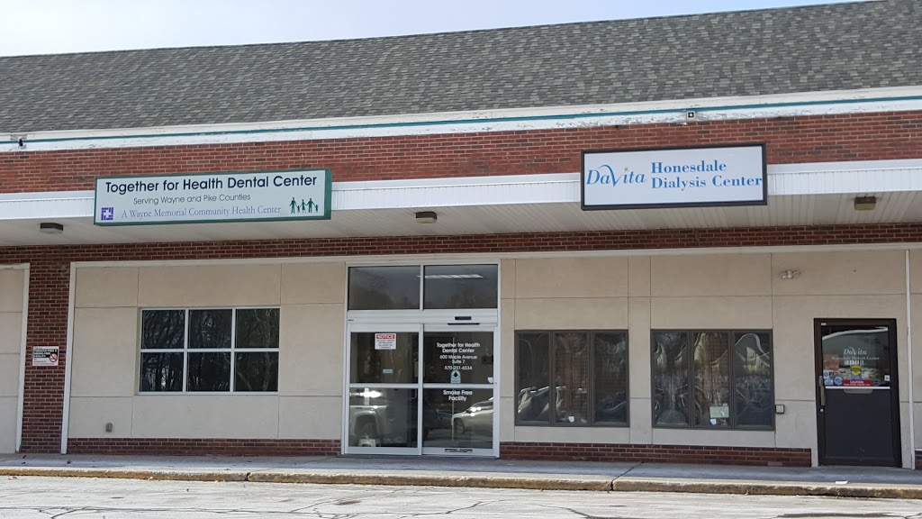 Together For Health Dental | 600 Maple Ave #7, Honesdale, PA 18431 | Phone: (570) 251-6534