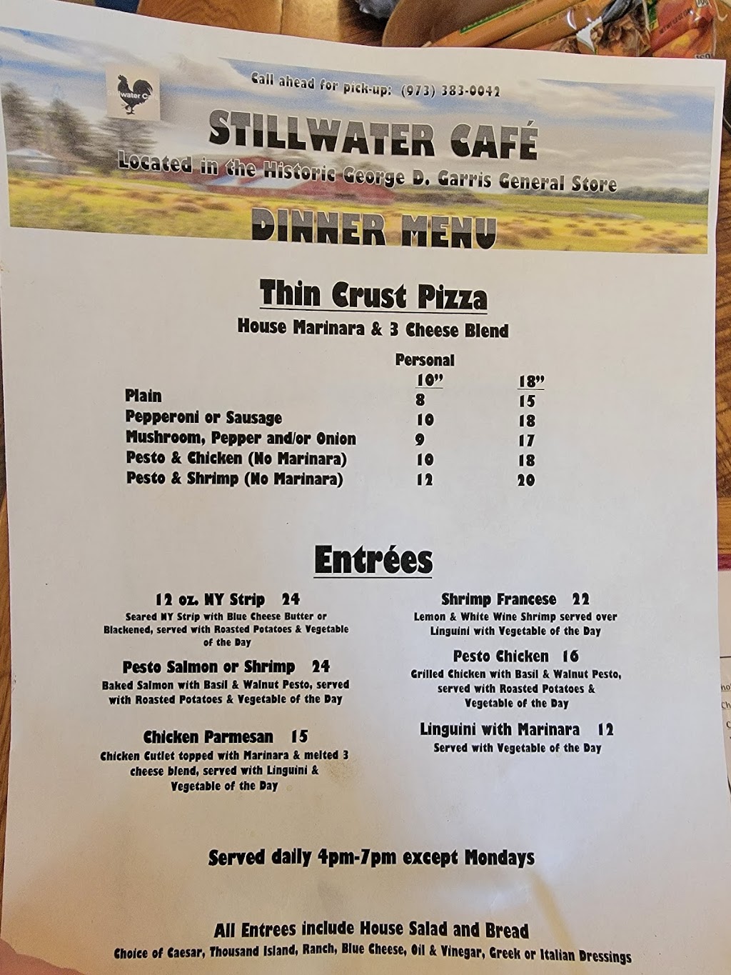 Stillwater Cafe | 912 Main St, Stillwater Township, NJ 07875 | Phone: (973) 383-0042