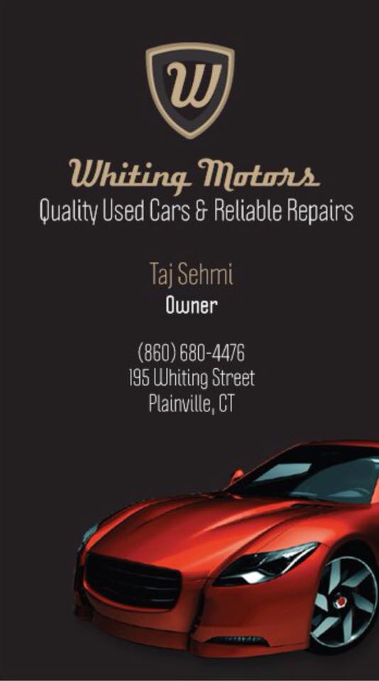 Whiting Motors | 195 Whiting St, Plainville, CT 06062 | Phone: (860) 846-0254