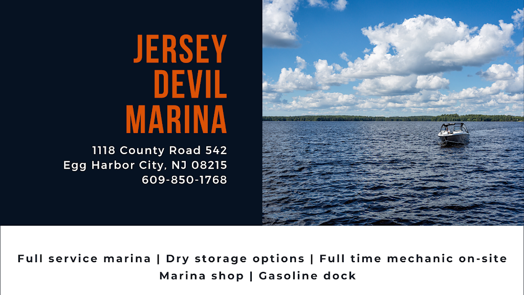 Jersey Devil Marina | 1118 County Rd 542, Egg Harbor City, NJ 08215 | Phone: (609) 850-1768