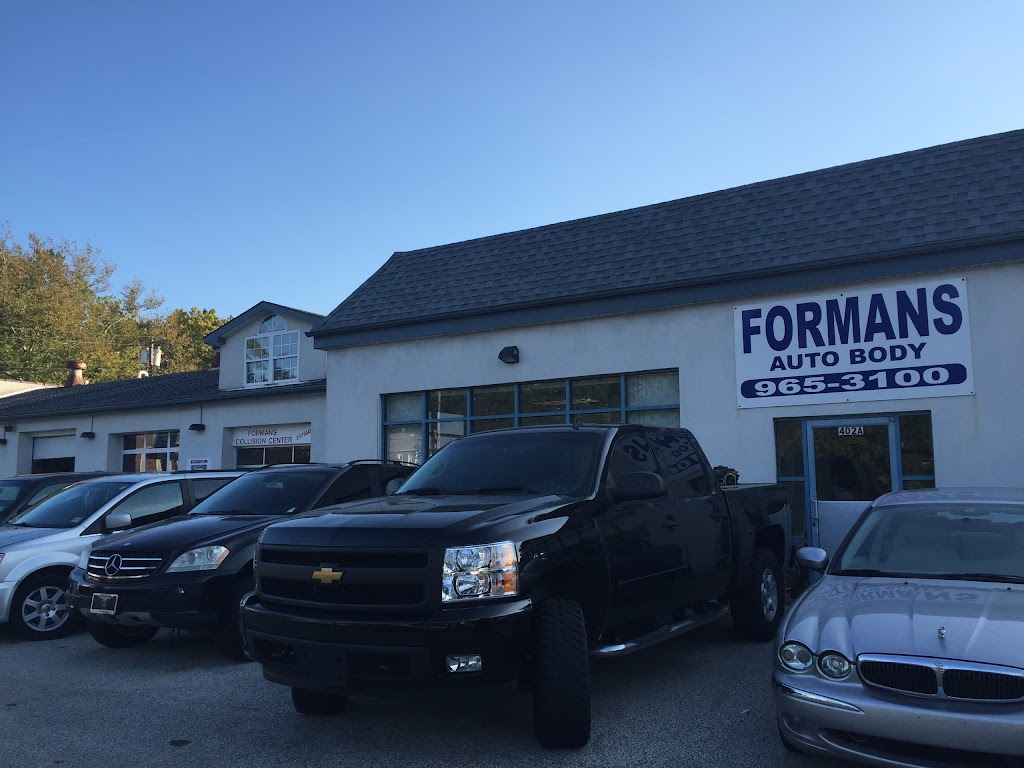 Formans Auto Body LLC | 402 White Horse Pike, Egg Harbor City, NJ 08215 | Phone: (609) 965-3100
