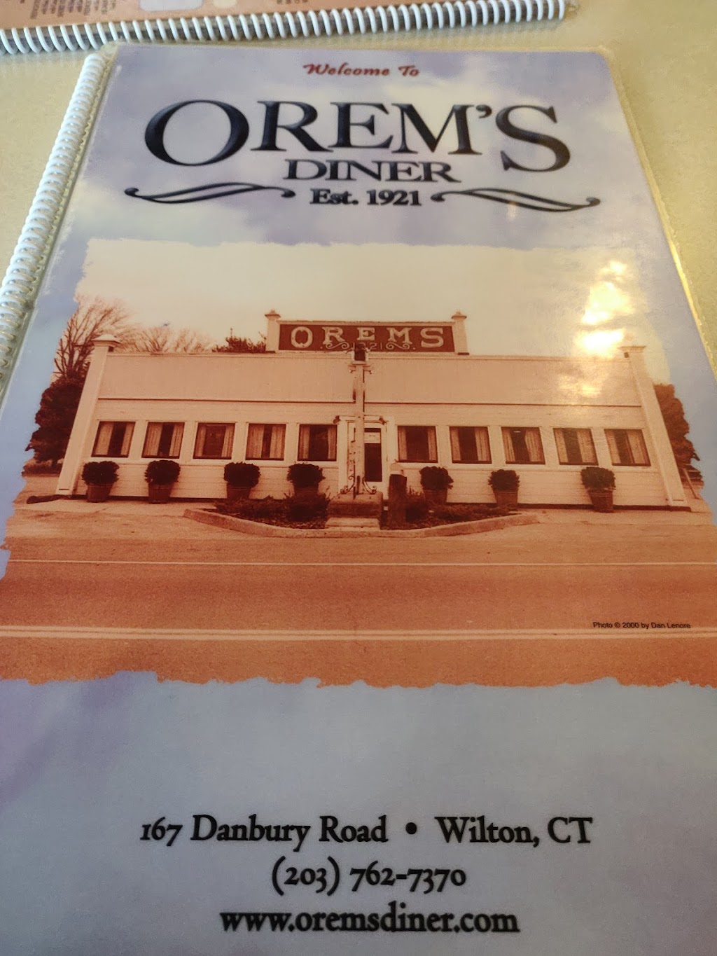 Orems Diner | 167 Danbury Rd, Wilton, CT 06897 | Phone: (203) 762-7370