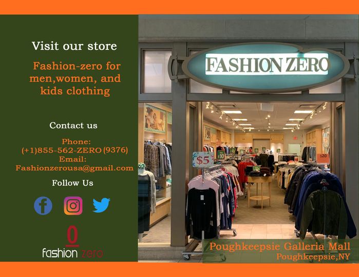 Fashion zero | 2001 South Rd, Poughkeepsie, NY 12601 | Phone: (855) 562-9376