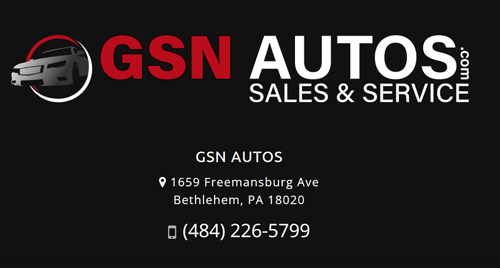 GSN Autos | 1659 Freemansburg Ave, Bethlehem, PA 18020 | Phone: (484) 321-8130