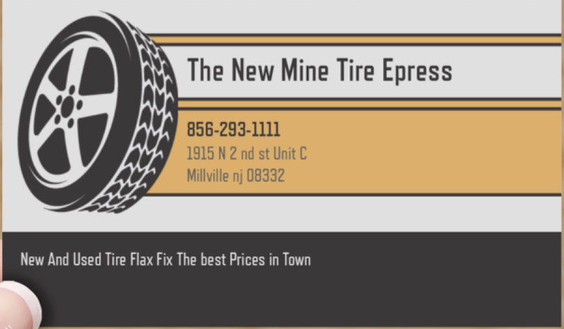 The New Mine Tire Express | 1915 N 2nd St Unit C, Millville, NJ 08332 | Phone: (856) 293-1111