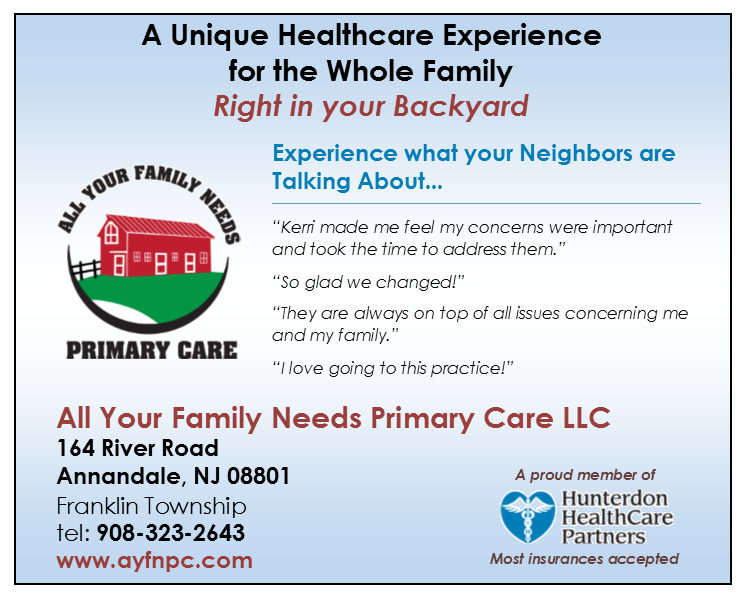 All Your Family Needs Primary Care, Llc | 164 River Rd, Annandale, NJ 08801 | Phone: (908) 323-2643