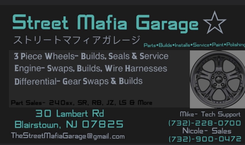 Street Mafia Garage | 30 Lambert Rd, Blairstown, NJ 07825 | Phone: (732) 228-0700