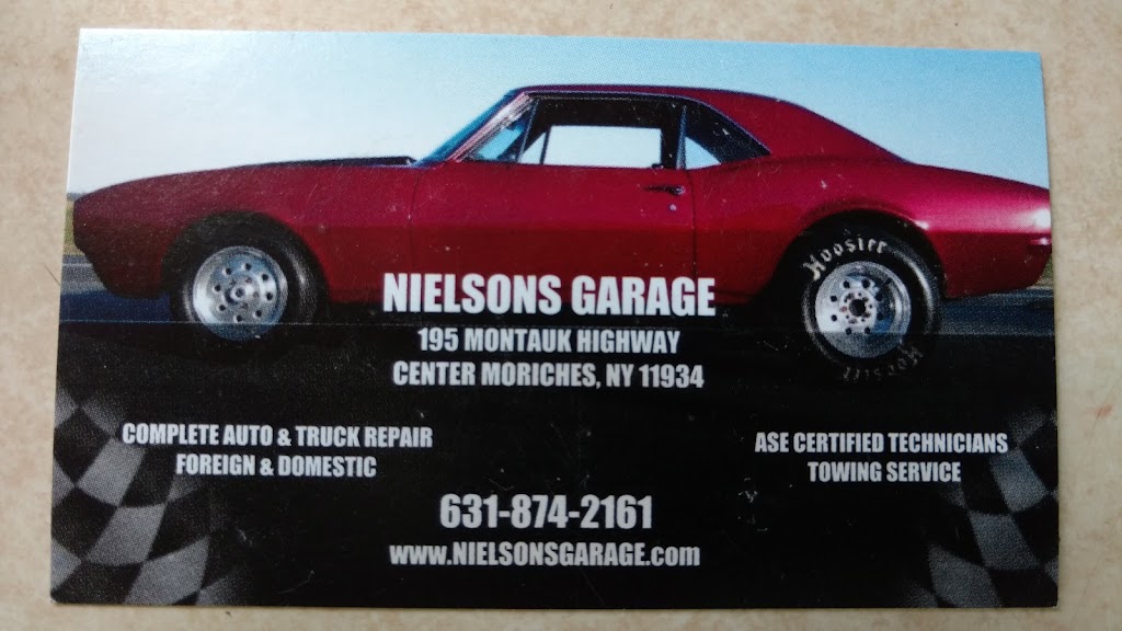 Nielsons Garage | 161 Montauk Hwy, Center Moriches, NY 11934 | Phone: (631) 874-2161