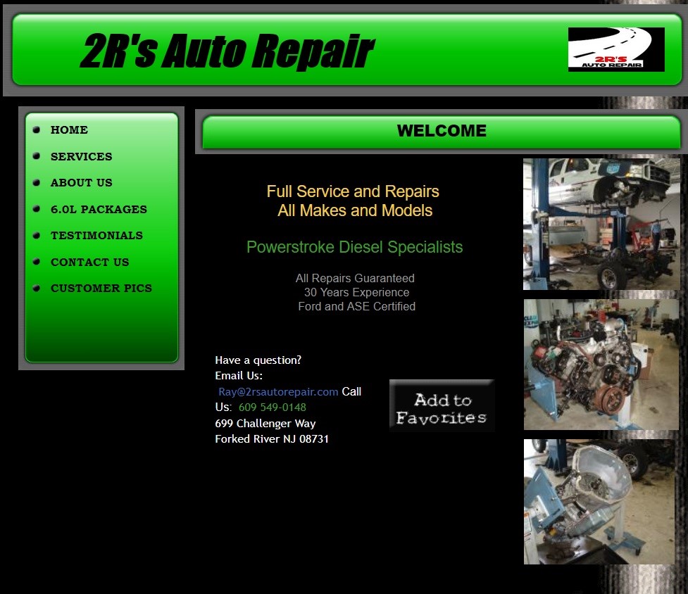 2Rs Auto Repair | 699 Challenger Way, Forked River, NJ 08731 | Phone: (609) 549-0148