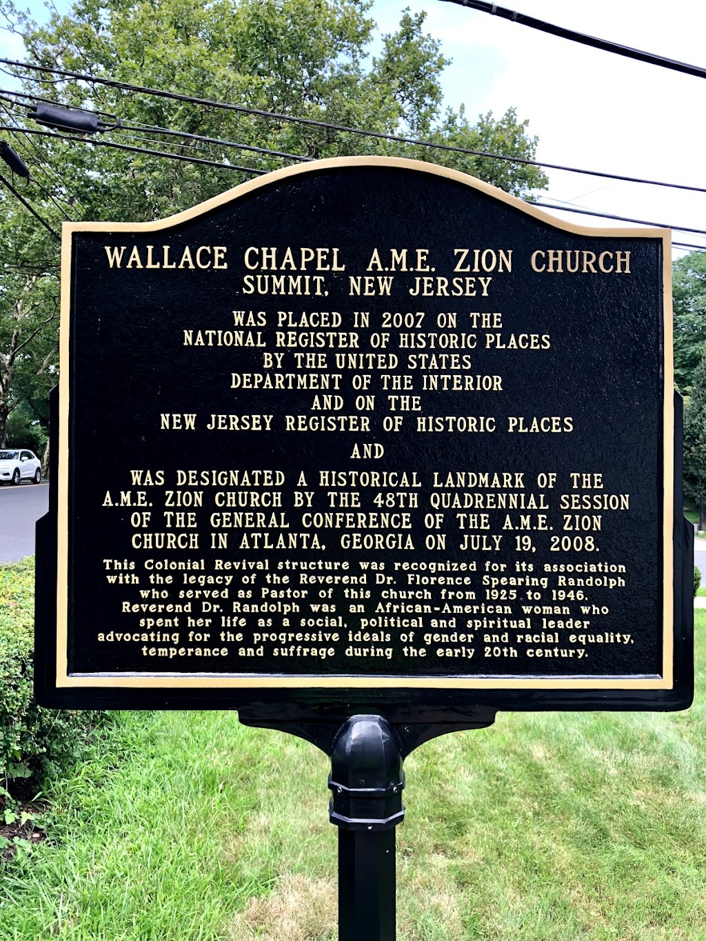 Wallace Chapel AME Zion Church | 142 Broad St, Summit, NJ 07901 | Phone: (908) 277-0574