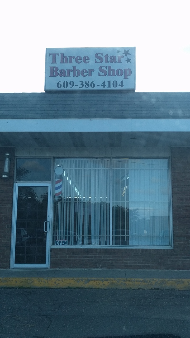 Three Star Barber Shop | 1108 Sunset Rd, Burlington, NJ 08016 | Phone: (609) 386-4104
